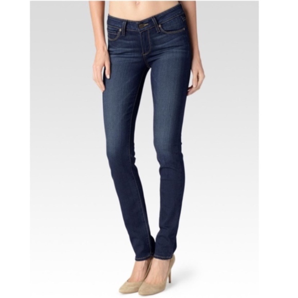 Paige Jeans SKYLINE SKINNY Dark Wash - Picture 1 of 5